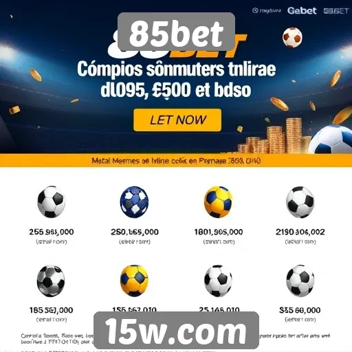 Novos bônus e promoções atraem usuários para 85bet